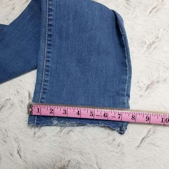 Levis Jeans Womens Size 10 M Blue 512 Straight Leg Perfectly Slimming Dark Wash - Picture 7 of 13
